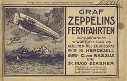 Buch Zeppelin Graf Zeppelins Fernfahrten Hergesell, Prof. Dr., Bassus, C. V. Baron Und Eckener, Hugo Dr. Graphische Kuns - Luchtschepen