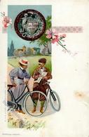 Fahrrad Deutscher Radfahrer Bund  Lithographie I-II (fleckig) Cycles - Other & Unclassified
