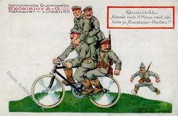 Fahrrad Hannover (3000) Excelsior AG Soldaten Sign. Simmel  I-II Cycles - Andere & Zonder Classificatie