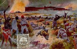 Kolonien Deutsch Südwestafrika Angriff Auf Eine Festung Stpl. Windhuk 23.3.13 Künstlerkarte 1913 II (Ecken Abgestoßen, E - Unclassified