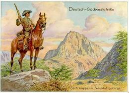 Kolonien Deutsch Südwestafrika Spitzkuppe Im Naukluftgebirge Sign. Trache, R. Künstlerkarte I-II Colonies - Ohne Zuordnung