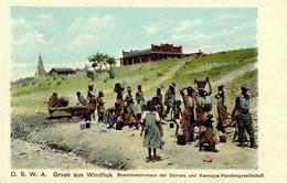 Kolonien Deutsch Südwestafrika Windhuk Beamtenwohnhaus Der Damara U. Namaqua Handelsgesellschaft I-II Colonies - Unclassified