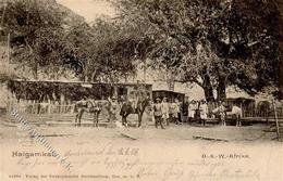 Kolonien Deutsch-Südwestafrika Haigamkab Stpl. Swakopmund 5.6.06 I-II Colonies - Ohne Zuordnung