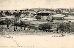 Kolonien Deutsch-Südwestafrika Windhuk Stpl. Windhuk 28.2.05 I-II (kleiner Einriss, Ecke Beschädigt) Colonies - Unclassified