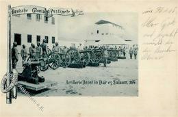 Kolonien Deutsch Ostafrika Dar-es-Salam Artillerie Depot 1905 I-II Colonies - África