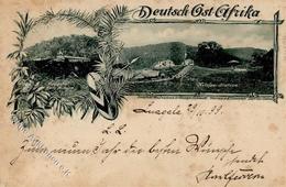 Kolonien Deutsch Ostafrika Kilossa Station 1899 I-II (fleckig) Colonies - Afrique