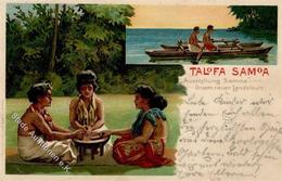 Kolonien Deutsche Samoa Inseln Talofa Lithographie 1900 I-II (Eckbug) Colonies - África