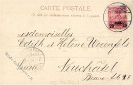 Kolonien Deutsche Post Türkei Constantinopel 1905 I-II Colonies - Altri & Non Classificati