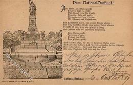 Vorläufer 1889 Rüdesheim (6220) National Denkmal I-II (RS Abschürfung) - Andere & Zonder Classificatie