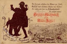 Vorläufer Augsburg (8900) 1885 Verlag Franz Scheiner Würzburg I-II - Andere & Zonder Classificatie