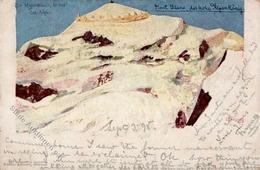 Berggesichter Sign. Hansen Mont Blanc Der Hohe Alpen König 1898 I-II (leicht Bestoßen) Face à La Montagne - Sonstige & Ohne Zuordnung