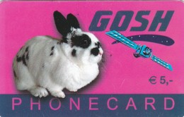 Germany,  DE-GOH 02.01.2, Gosh (Rabbit / Satellite) (5€) (pink)  , 2 Scans. - [2] Mobile Phones, Refills And Prepaid Cards