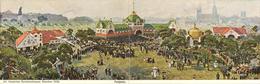 Schützenfest München (8000) XV. Bundesschießen 1906 Klappkarte I-II - Tiro (armi)