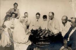 Schach Russische Föderation Tolstoi, L.  Foto AK I-II - Chess