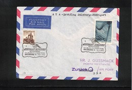 Germany / Deutschland 1960 Austrian Airlines Erstflug Salzburg - Stuttgart  Interessanten Brief - First Flight Covers