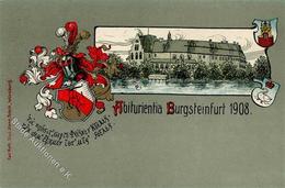 Studentika Burgsteinfurt (4430) Abiturientia 1908 I-II - Other & Unclassified