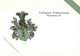Studentika Königsberg Collegium Fridericianun I-II - Sonstige & Ohne Zuordnung
