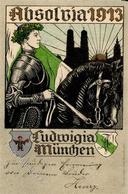 Studentika München (8000) Absolvia Ludwiga 1913 I-II - Altri & Non Classificati