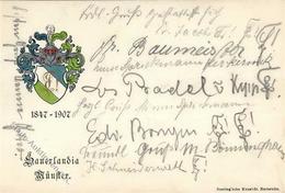 Studentika Münster (4400) Sauerlandia 1907 I-II - Sonstige & Ohne Zuordnung