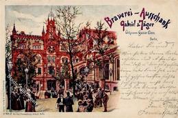 Berlin (1000) Brauerei Gasthaus Gabriel Und Jäger Gustav Kloss 1900 II (Stauchung) - Cameroon