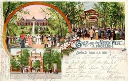 Berlin (1000) Gasthaus Neue Welt A. Froelich 1899 II (Stauchung) - Cameroon