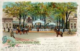 Berlin (1000) Gasthaus Victoria-Zelt Carl Apel 1902 I-II - Kamerun