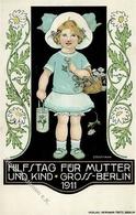 Berlin (1000) Sign. Graffman Hilfstag Für Mutter Und Kind 1911 Künstlerkarte I-II - Camerún