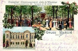 Berlin Mitte (1000) Gasthaus Eiskeller K. Winkler Chausseestraße 88 I-II (Marke Entfernt) - Cameroon