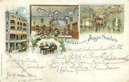 Berlin Mitte (1000) Gasthaus Weinhandlung Aegir-Säle Fritz Dameling Chausseestraße 116 1900 II (Stauchung) - Cameroun