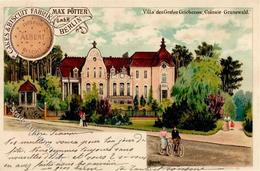 Grunewald (1000) Bisquitfabrik Max Pötter GmbH Villa Des Grafen Griebenow 1903 I-II - Cameroon