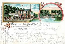 Haselhorst (1000) Gasthaus Zur Schönen Aussicht Ferdinand Schröder  1898 I-II - Kamerun