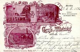 Moabit (1000) Gasthaus Wilhelmshof Otto Grunwald  1899 II (Stauchung) - Kamerun