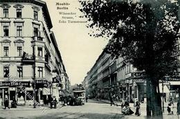 Moabit (1000) Materialwarenhandlung Litfaßsäule Straßenbahn Wilsnacker Strasse Ecke Turmstrasse I-II - Cameroon