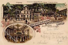 Reinickendorf (1000) Gasthaus Kaiser Friedrichs Garten Maß Süss  Lithographie 1900 I-II - Cameroun