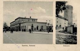 Spandau (1000) Bahnhof Juliusturm  1910 I-II (fleckig) - Cameroon