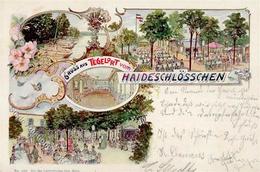 Tegel (1000) Gasthaus Haideschlösschen  Lithographie 1900 I-II - Cameroun