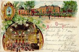 Berlin Friedrichshain (1000) Actienbrauerei Gasthaus  1899 II (Ecken Abgestoßen) - Cameroon