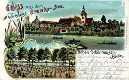 Hohenschönhausen (O1090) Gasthaus Orankesee  Lithographie 1906 I-II - Cameroon