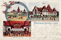 Karlshorst (O1157) Hotel Gasthaus Fürstenhaus Pferderennbahn  1903 I-II - Cameroon