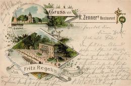 Treptow (O1193) Gasthaus R. Zenner Fritz Regelin  1899 I-II - Cameroon