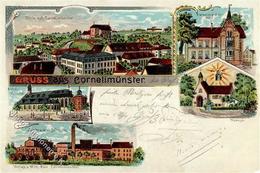 Kornelimünster (5100) Rathaus Brauerei Schmitz Kirche  Lithographie II (Stauchung) - Kamerun