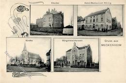 Meckenheim (5309) Rathaus Hotel Hörnig  1903 I- - Kamerun
