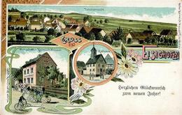 Eisighofen (5429) Gasthaus Meuser Rathaus Lithographie I-II - Kamerun