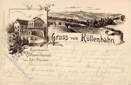 Küllenhahn (5600) Gasthaus Pandel Eisenbahn Lithographie II (Druckstelle) Chemin De Fer - Kamerun