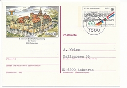60 Pf. Solo Abroad / Najubria '83 CEPT Europa / 18 May 1983 Berlin 11 To Denmark - Postales Privados - Usados