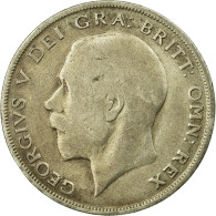 Monnaie, Grande-Bretagne, George V, 1/2 Crown, 1922, TB+, Argent, KM:818.1a - K. 1/2 Crown