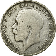 Monnaie, Grande-Bretagne, George V, 1/2 Crown, 1920, TB, Argent, KM:818.1a - K. 1/2 Crown