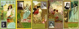Werbung Lefevre Utile Partie Mit über 60 Sammelbilder/ Kaufmannsbilder Um 1900  Jugendstil I-II Art Nouveau Publicite - Werbepostkarten