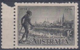 AUSTRALIA - 1934 1/- Victorian Centenary, Perf 10.5. Well Centered, Fluffy Perfs At Top. Scott 144a. MNH ** - Ungebraucht