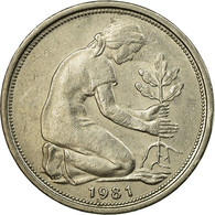 Monnaie, République Fédérale Allemande, 50 Pfennig, 1981, Munich, SUP - 50 Pfennig